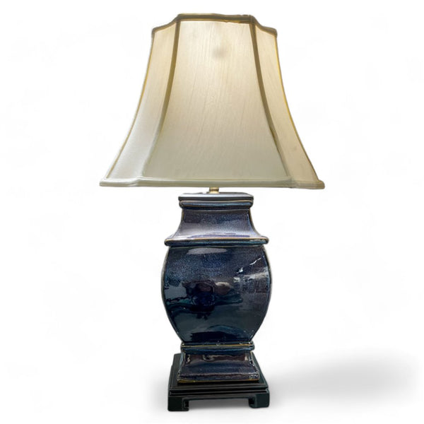 Danny's Fine Porcelain Lighting Danny's Fine Porcelain 15L X 15W X 28.5H -SQUARE DRIPPING GLAZE LAMP(122-15-BE) 50848-L
