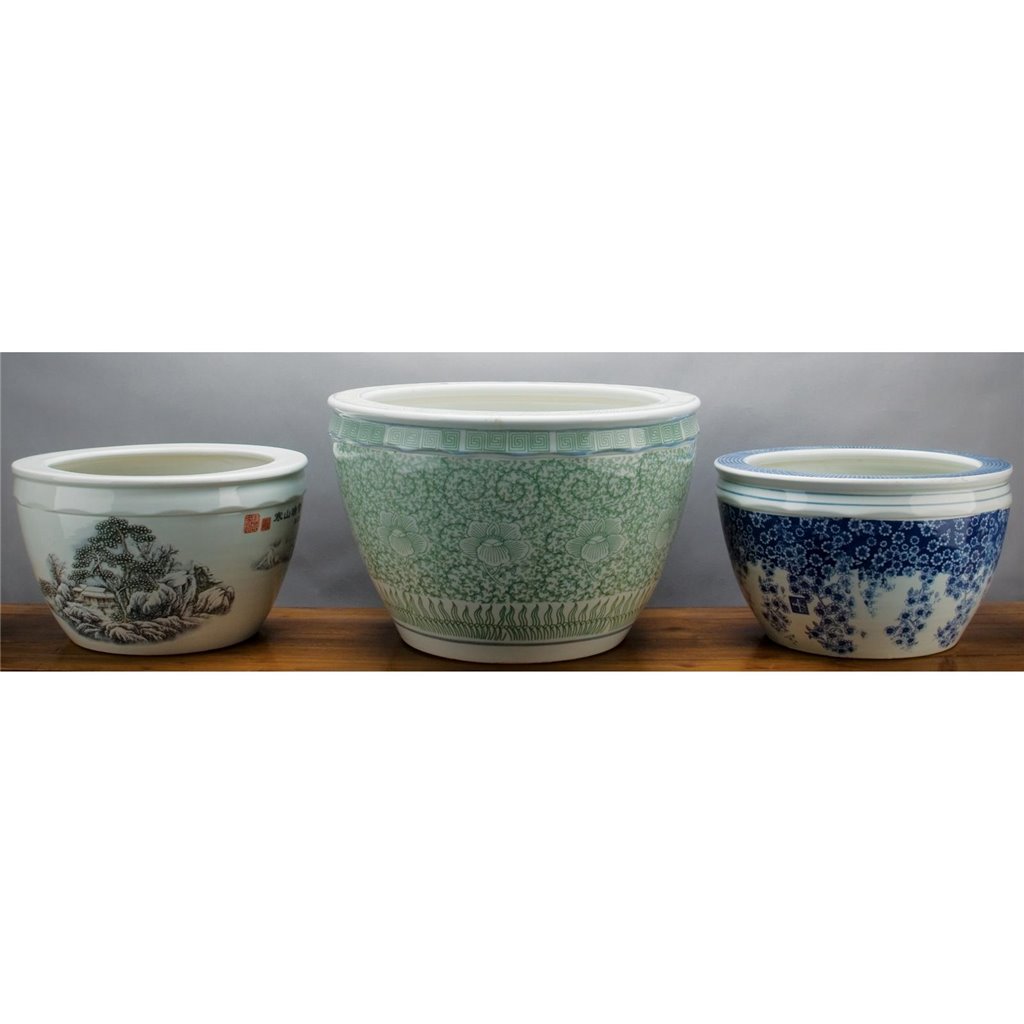 Danny's Fine Porcelain Home Decor Danny's Fine Porcelain 16d X 10 Fishbowl-Snow Scene
