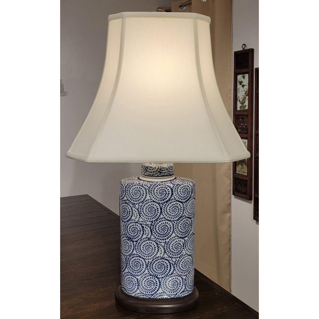 Danny's Fine Porcelain Lighting Danny's Fine Porcelain 16L X 12W X 28H - Porcelain Tea Jar Lamp(125-16-Be) 40893-L