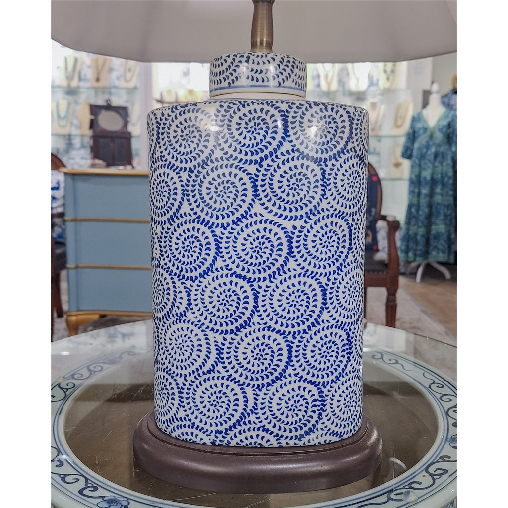Danny's Fine Porcelain Lighting Danny's Fine Porcelain 16L X 12W X 28H - Porcelain Tea Jar Lamp(125-16-Be) 40893-L