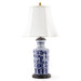 Danny's Fine Porcelain Lighting Danny's Fine Porcelain 17L X 15W X 27H Scalloped Shape Vase Lamp (Shade: 290-17-Be) 40935-L