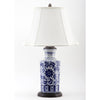 Danny's Fine Porcelain Lighting Danny's Fine Porcelain 17L X 15W X 27H Scalloped Shape Vase Lamp (Shade: 290-17-Be) 40935-L