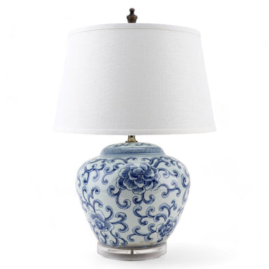Danny's Fine Porcelain Lighting Danny's Fine Porcelain 17L X 17W X 25H Big Belly Vase Lamp(2-847-17) - Include Shade 50900-LA