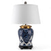 Danny's Fine Porcelain Lighting Danny's Fine Porcelain 17L X 17W X 27H PORCELAIN WARRIOR JAR LAMP Qipao (Large) ( 2-847-17) 14088-L