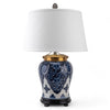Danny's Fine Porcelain Lighting Danny's Fine Porcelain 17L X 17W X 27H PORCELAIN WARRIOR JAR LAMP Qipao (Large) ( 2-847-17) 14088-L