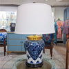 Danny's Fine Porcelain Lighting Danny's Fine Porcelain 17L X 17W X 27H PORCELAIN WARRIOR JAR LAMP Qipao (Large) ( 2-847-17) 14088-L