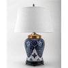 Danny's Fine Porcelain Lighting Danny's Fine Porcelain 17L X 17W X 27H PORCELAIN WARRIOR JAR LAMP Qipao (Large) ( 2-847-17) 14088-L