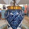 Danny's Fine Porcelain Lighting Danny's Fine Porcelain 17L X 17W X 27H PORCELAIN WARRIOR JAR LAMP Qipao (Large) ( 2-847-17) 14088-L