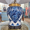 Danny's Fine Porcelain Lighting Danny's Fine Porcelain 17L X 17W X 27H PORCELAIN WARRIOR JAR LAMP Qipao (Large) ( 2-847-17) 14088-L