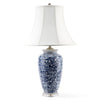 Danny's Fine Porcelain Lighting Danny's Fine Porcelain 17L X 17W X 29H Blue And White Vase Lamp [Shade:108-17-Be] 40936-LA