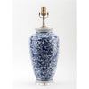Danny's Fine Porcelain Lighting Danny's Fine Porcelain 17L X 17W X 29H Blue And White Vase Lamp [Shade:108-17-Be] 40936-LA