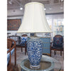 Danny's Fine Porcelain Lighting Danny's Fine Porcelain 17L X 17W X 29H Blue And White Vase Lamp [Shade:108-17-Be] 40936-LA