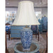 Danny's Fine Porcelain Lighting Danny's Fine Porcelain 17L X 17W X 29H Blue And White Vase Lamp [Shade:108-17-Be] 40936-LA