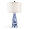 Danny's Fine Porcelain Lighting Danny's Fine Porcelain 17L X 17W X 30H Pagoda 2 Ways Lamp (109-16-Be) 50820-L
