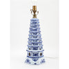 Danny's Fine Porcelain Lighting Danny's Fine Porcelain 17L X 17W X 30H Pagoda 2 Ways Lamp (109-16-Be) 50820-L
