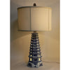 Danny's Fine Porcelain Lighting Danny's Fine Porcelain 17L X 17W X 30H Pagoda 2 Ways Lamp (109-16-Be) 50820-L