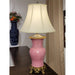 Danny's Fine Porcelain Lighting Danny's Fine Porcelain 17L X 17W X 30H PINK VASE WITH BRONZE ORMOLU LAMP(108-17-BE) 60401-LG