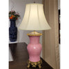 Danny's Fine Porcelain Lighting Danny's Fine Porcelain 17L X 17W X 30H PINK VASE WITH BRONZE ORMOLU LAMP(108-17-BE) 60401-LG