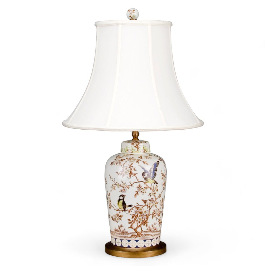 Danny's Fine Porcelain Lighting Danny's Fine Porcelain 17L X 17W X 30H ROUND LAMP- XIAMENA(108-17BE) 60322-LG