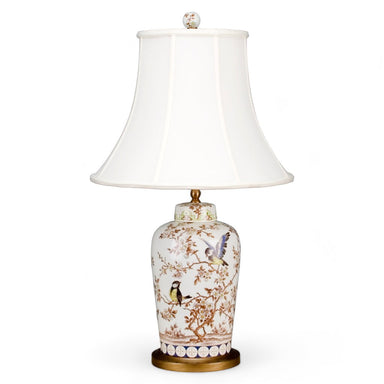 Danny's Fine Porcelain Lighting Danny's Fine Porcelain 17L X 17W X 30H ROUND LAMP- XIAMENA(108-17BE) 60322-LG