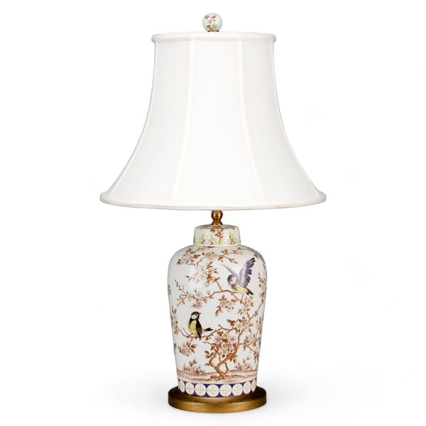 Danny's Fine Porcelain Lighting Danny's Fine Porcelain 17L X 17W X 30H ROUND LAMP- XIAMENA(108-17BE) 60322-LG