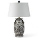 Danny's Fine Porcelain Lighting Danny's Fine Porcelain 17Lx17Wx30H Porcelain Lamp - Black And White Willow [Acrylic_Base/Sh:2-847-17] 14231-LA