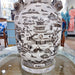 Danny's Fine Porcelain Lighting Danny's Fine Porcelain 17Lx17Wx30H Porcelain Lamp - Black And White Willow [Acrylic_Base/Sh:2-847-17] 14231-LA
