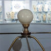 Danny's Fine Porcelain Lighting Danny's Fine Porcelain 17Lx17Wx30H Porcelain Lamp - Green And White [Acrylic_Base/Sh:2-847-17] 14241-LA