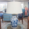 Danny's Fine Porcelain Lighting Danny's Fine Porcelain 17Lx17X30H Blue Willow Lamp [Acrylic_Base/Sh:2-847-17] 13666-LA