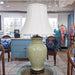 Danny's Fine Porcelain Lighting Danny's Fine Porcelain 17x17x32 Porcelain Round Vase Lamp - Dotty (108-17-Be) 14072-L