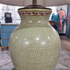 Danny's Fine Porcelain Lighting Danny's Fine Porcelain 17x17x32 Porcelain Round Vase Lamp - Dotty (108-17-Be) 14072-L