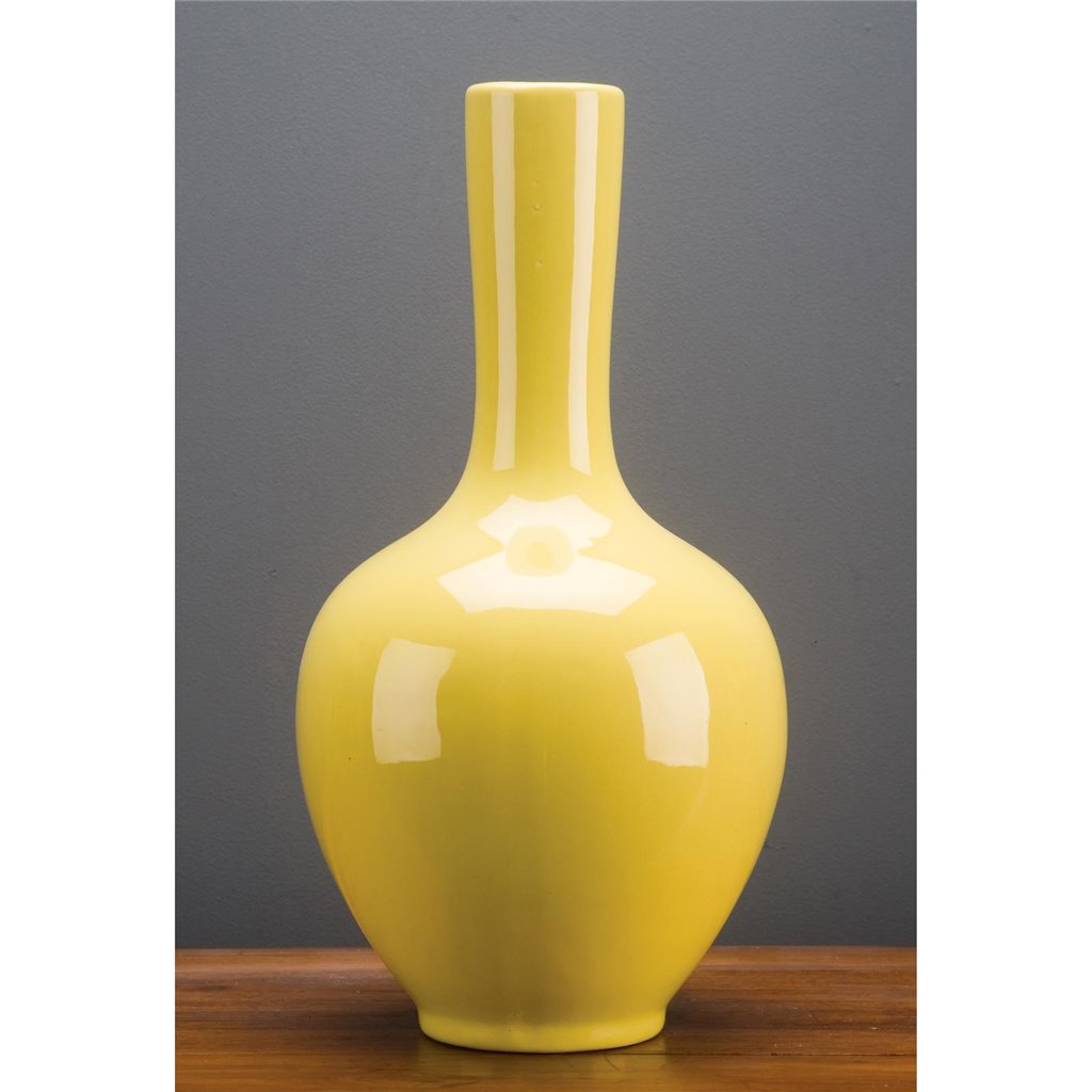 Danny's Fine Porcelain Home Decor Danny's Fine Porcelain 18" Vase - Yellow