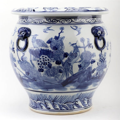 Danny's Fine Porcelain Home Decor Danny's Fine Porcelain 18inD - FISHBOWL - FLORAL AND 50976