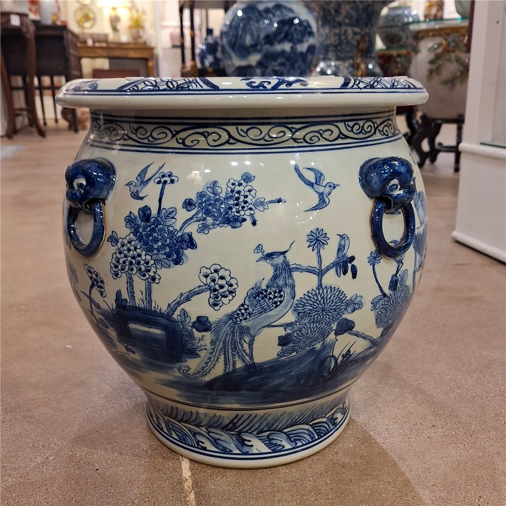 Danny's Fine Porcelain Home Decor Danny's Fine Porcelain 18inD - FISHBOWL - FLORAL AND 50976