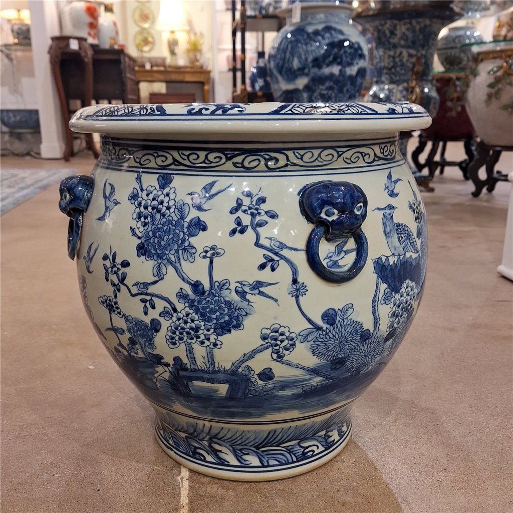 Danny's Fine Porcelain Home Decor Danny's Fine Porcelain 18inD - FISHBOWL - FLORAL AND 50976