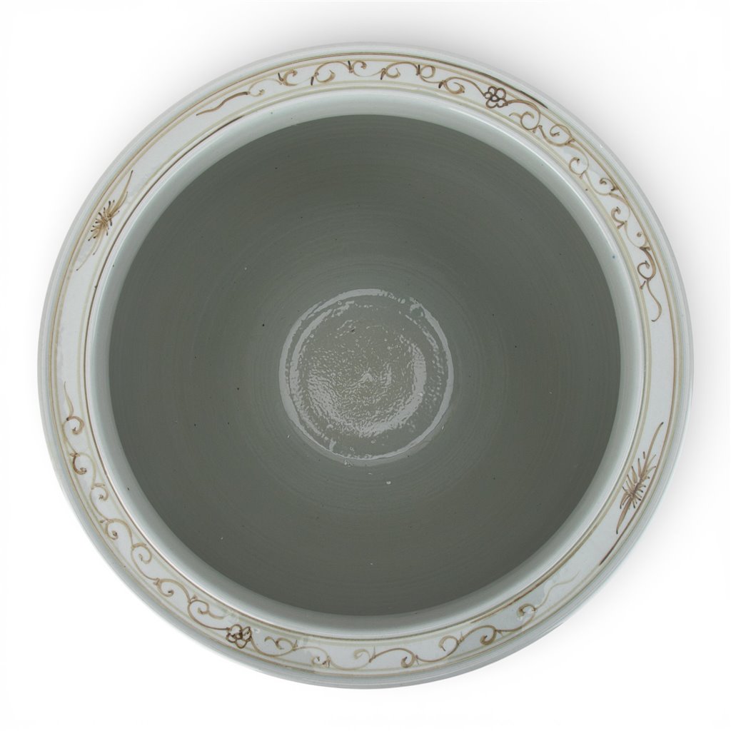 Danny's Fine Porcelain Home Decor Danny's Fine Porcelain 20 Inch Fishbowl -Brown Scenic