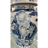 Danny's Fine Porcelain Home Decor Danny's Fine Porcelain 20L X20W X 32H Big Temple Lidded Jar Blue And White Longevity 51156