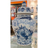 Danny's Fine Porcelain Home Decor Danny's Fine Porcelain 20L X20W X 32H Big Temple Lidded Jar Blue And White Longevity 51156