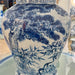 Danny's Fine Porcelain Home Decor Danny's Fine Porcelain 20L X20W X 32H Big Temple Lidded Jar Blue And White Longevity 51156