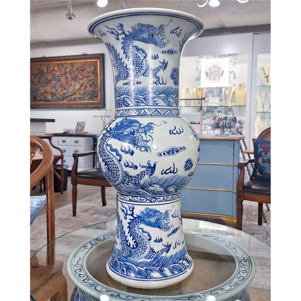 Danny's Fine Porcelain Home Decor Danny's Fine Porcelain 22.5inH - PALACE VASE (DRAGON) 50968