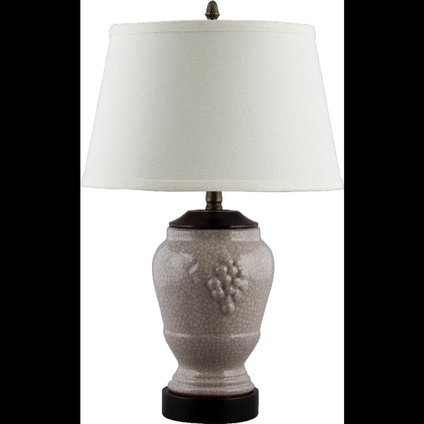 Danny's Fine Porcelain Home Decor Danny's Fine Porcelain 22" Small Grape Jar Lamp -Beige