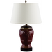 Danny's Fine Porcelain Home Decor Danny's Fine Porcelain 22" Small Grape Jar Lamp -Red