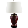 Danny's Fine Porcelain Home Decor Danny's Fine Porcelain 22" Small Grape Jar Lamp -Red