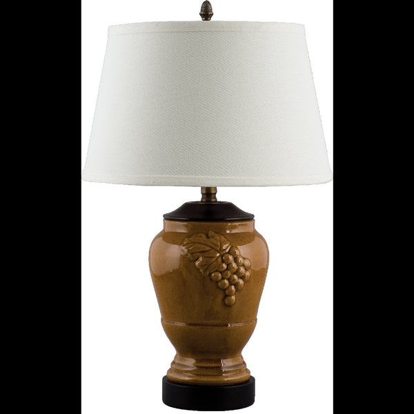 Danny's Fine Porcelain Home Decor Danny's Fine Porcelain 22" Small Grape Jar Lamp -Yellow