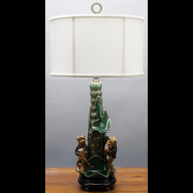 Danny's Fine Porcelain Lighting Danny's Fine Porcelain 29" MUSIC FROGS LAMP (322-13-BE) PLF56