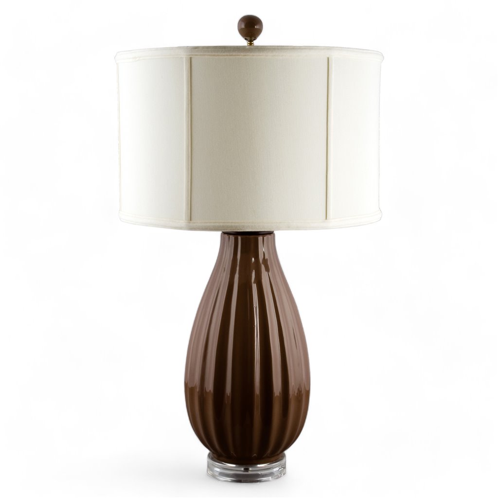 Danny's Fine Porcelain Home Decor Danny's Fine Porcelain 29h X 16d Lamp - Dark Brown