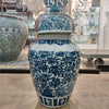 Danny's Fine Porcelain Home Decor Danny's Fine Porcelain 30h Lidded Jar-Green Peony