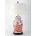 Danny's Fine Porcelain Home Decor Danny's Fine Porcelain 34h X 19w Red Bird Warrior Lamp-(Classic) - (230-19-Be) Dimension:19x19x34
