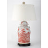 Danny's Fine Porcelain Home Decor Danny's Fine Porcelain 34h X 19w Red Bird Warrior Lamp-(Classic) - (230-19-Be) Dimension:19x19x34