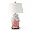 Danny's Fine Porcelain Home Decor Danny's Fine Porcelain 34h X 19w Red Bird Warrior Lamp-(Classic) - (230-19-Be) Dimension:19x19x34